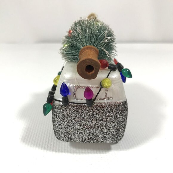Glitter Bus Christmas Tree Ornament - Picture 4 of 6